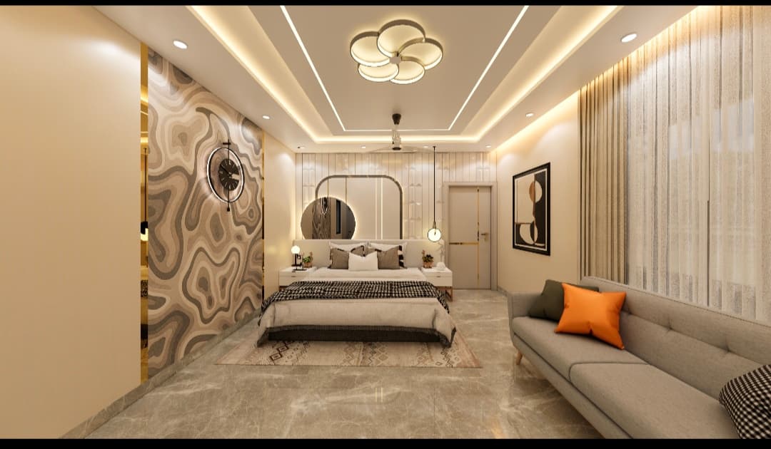Luxury modern interior designed by Khubsurat Home Interior